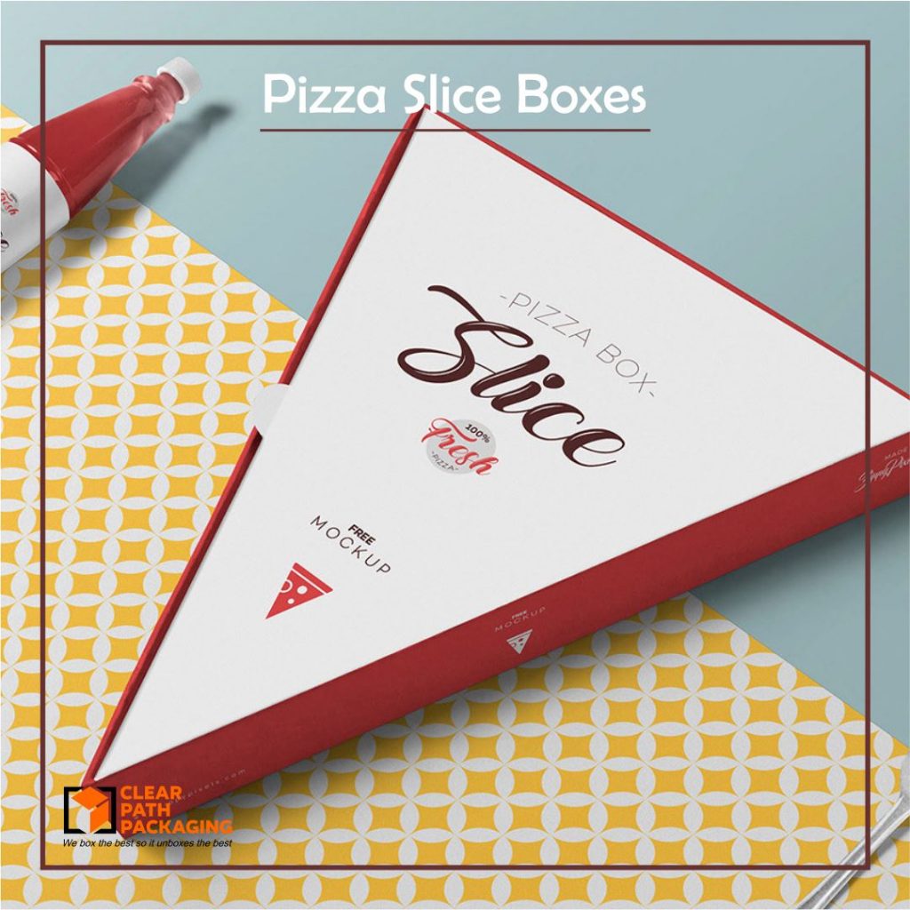 Custom pizza slice boxes