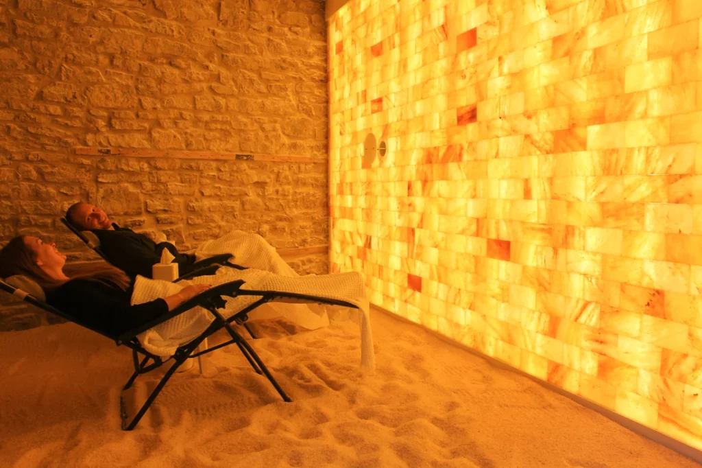 Salt therapy room